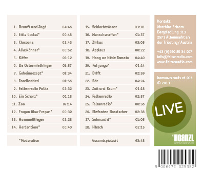 CD Zoo (2014) – Bild 4